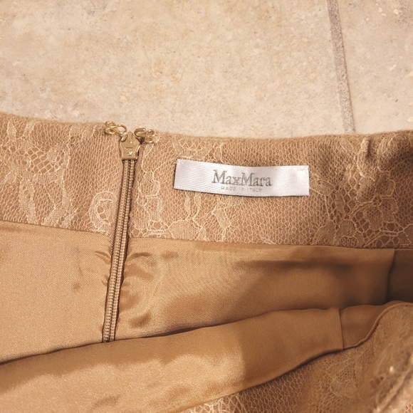 🤎NWOT MaxMara Wool Lace Midi Skirt🤎 - Picture 5 of 5